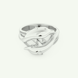 0.11 CT Round Cut Lab-Grown Diamond Wedding Band 13