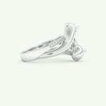 0.11 CT Round Cut Lab-Grown Diamond Wedding Band 14