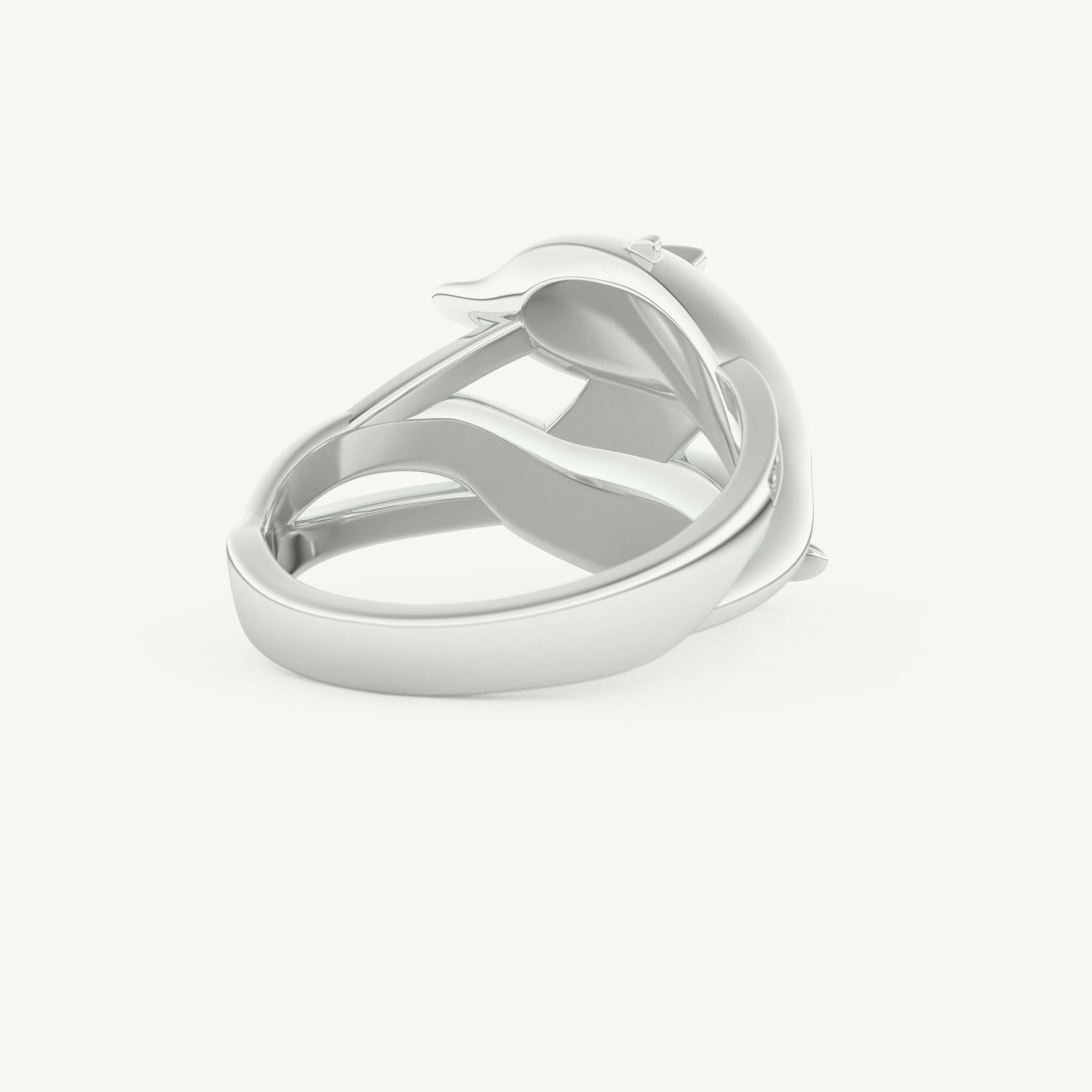 0.11 CT Round Cut Lab-Grown Diamond Wedding Band 15