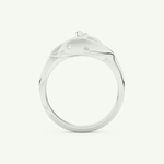 0.11 CT Round Cut Lab-Grown Diamond Wedding Band 17