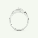 0.11 CT Round Cut Lab-Grown Diamond Wedding Band 17