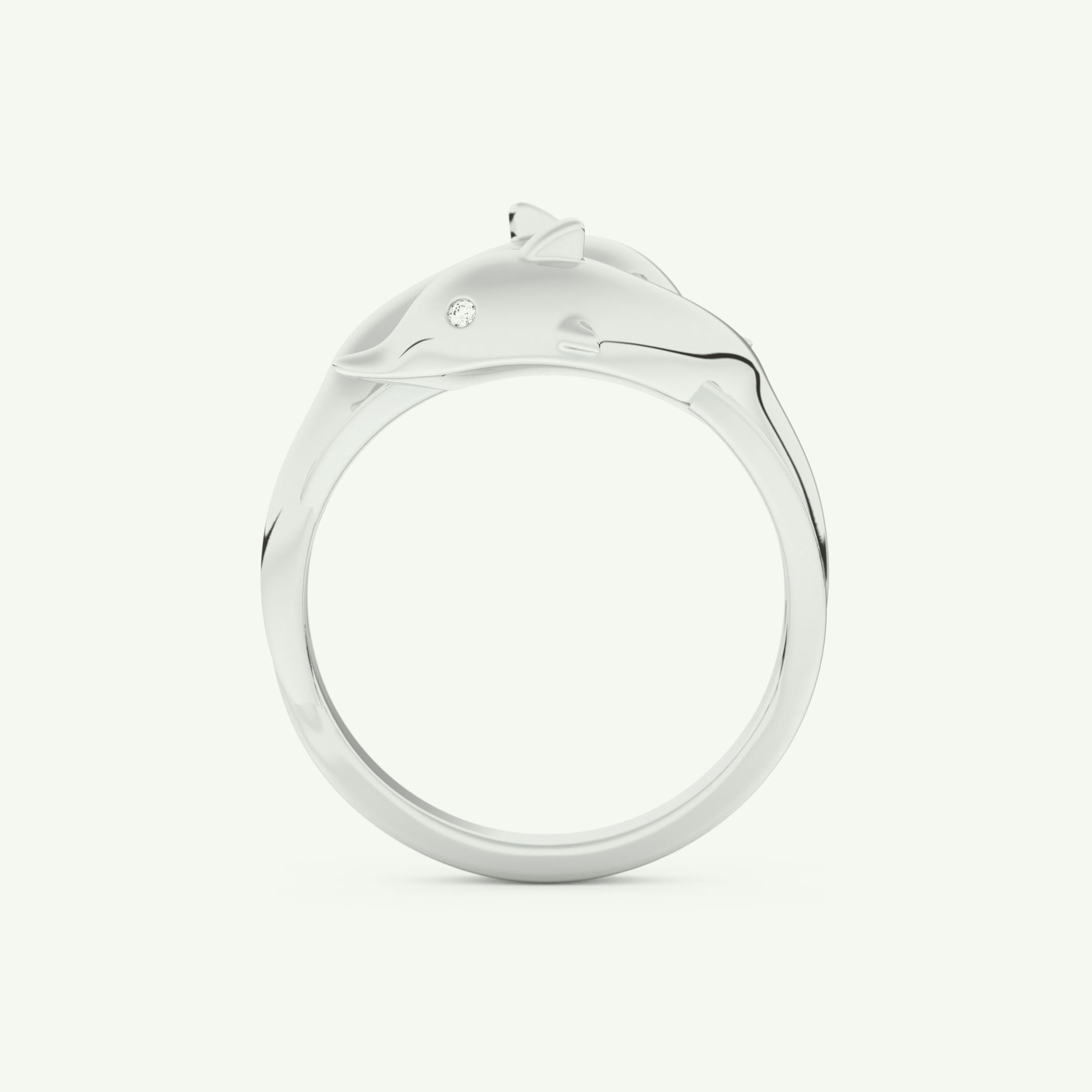 0.11 CT Round Cut Lab-Grown Diamond Wedding Band 17