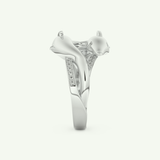0.11 CT Round Cut Lab-Grown Diamond Wedding Band 18