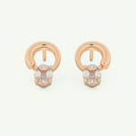 0.20 TCW Round & Emerald Lab-Grown Diamond Drop Earrings 5