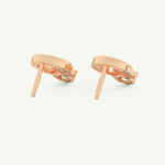 0.20 TCW Round & Emerald Lab-Grown Diamond Drop Earrings 6