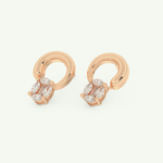 0.20 TCW Round & Emerald Lab-Grown Diamond Drop Earrings 7
