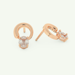 0.20 TCW Round & Emerald Lab-Grown Diamond Drop Earrings 8