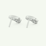 0.20 TCW Round & Emerald Lab-Grown Diamond Drop Earrings 10