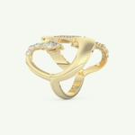 0.74 CT Round, Pear & Baguette Cut Lab-Grown Diamond Wedding Band 4