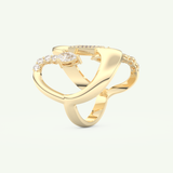 0.74 CT Round, Pear & Baguette Cut Lab-Grown Diamond Wedding Band