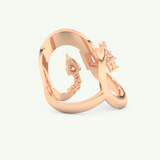 0.74 CT Round, Pear & Baguette Cut Lab-Grown Diamond Wedding Band