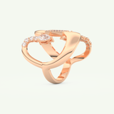 0.74 CT Round, Pear & Baguette Cut Lab-Grown Diamond Wedding Band