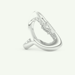 0.74 CT Round, Pear & Baguette Cut Lab-Grown Diamond Wedding Band 14