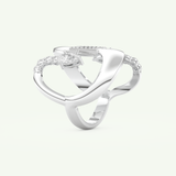 0.74 CT Round, Pear & Baguette Cut Lab-Grown Diamond Wedding Band