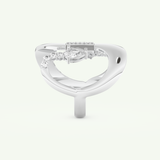 0.74 CT Round, Pear & Baguette Cut Lab-Grown Diamond Wedding Band