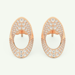 1.04 TCW Round Lab-Grown Diamond Hoop Earrings 5