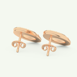 1.04 TCW Round Lab-Grown Diamond Hoop Earrings 8