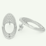 1.04 TCW Round Lab-Grown Diamond Hoop Earrings 11