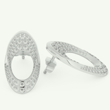 1.04 TCW Round Lab-Grown Diamond Hoop Earrings 11