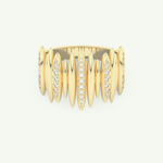 0.29 CT Round Cut Lab-Grown Diamond Wedding Band 1