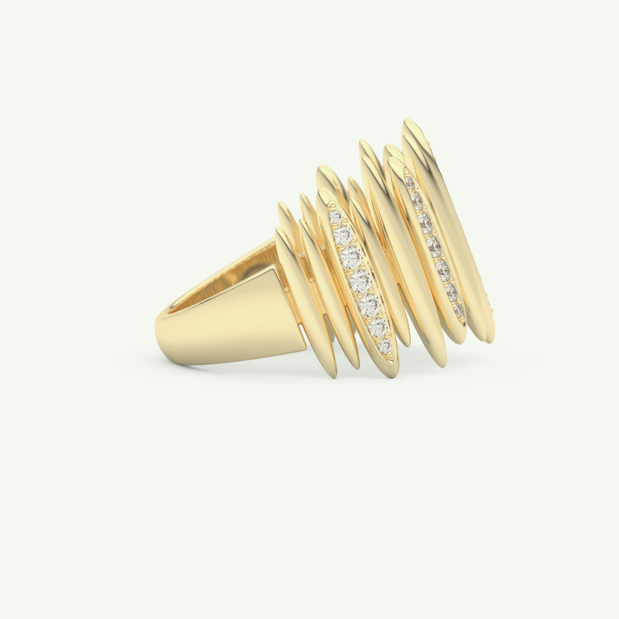 0.29 CT Round Cut Lab-Grown Diamond Wedding Band 2