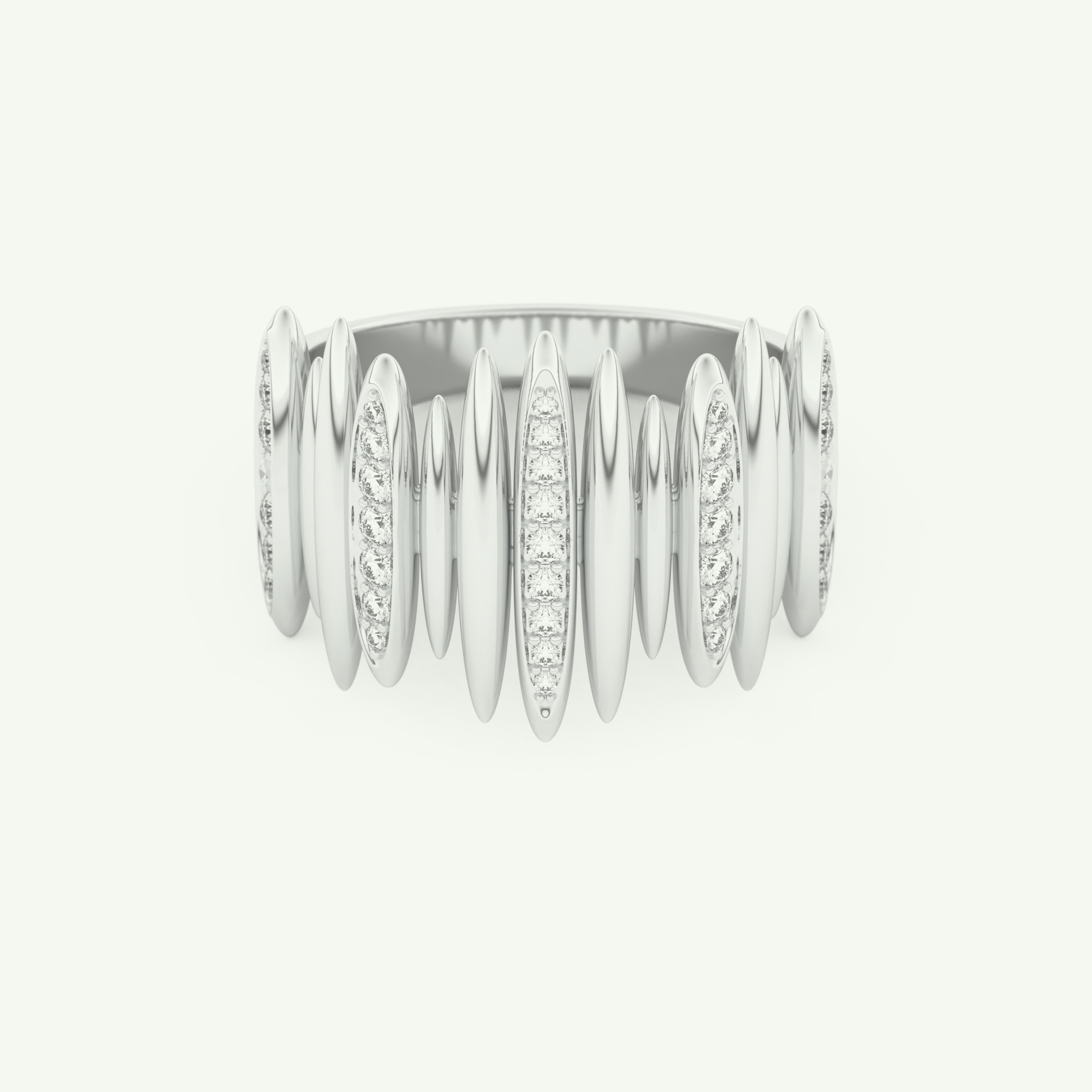 0.29 CT Round Cut Lab-Grown Diamond Wedding Band 13