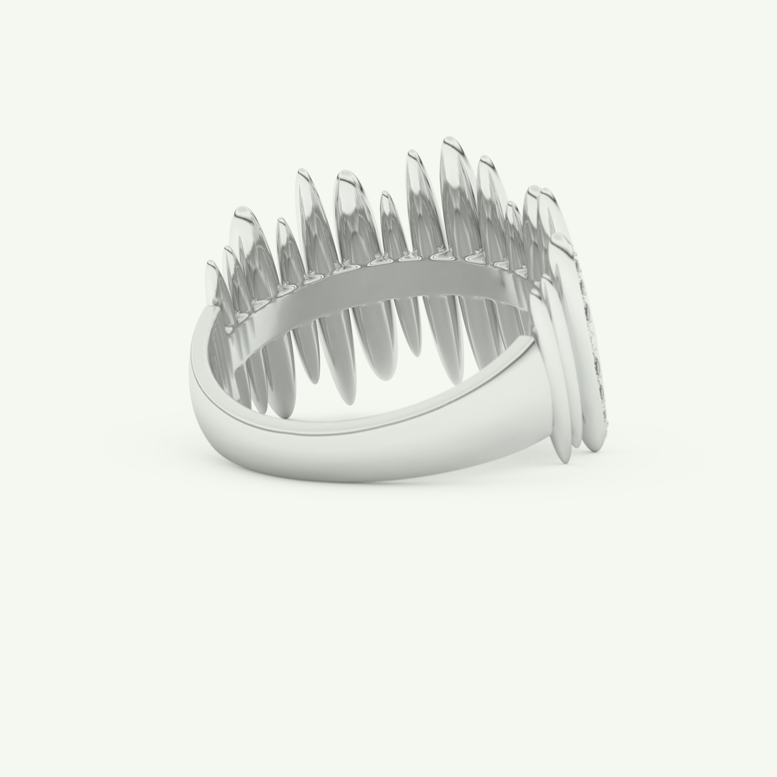 0.29 CT Round Cut Lab-Grown Diamond Wedding Band 15