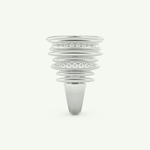 0.29 CT Round Cut Lab-Grown Diamond Wedding Band 18