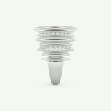 0.29 CT Round Cut Lab-Grown Diamond Wedding Band 18