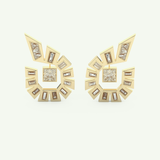 1.3 TCW Princess & Baguette Lab-Grown Diamond Earrings 1