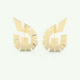1.3 TCW Princess & Baguette Lab-Grown Diamond Earrings 2