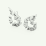 1.3 TCW Princess & Baguette Lab-Grown Diamond Earrings 11