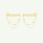 0.42 TCW Round & Baguette Lab-Grown Diamond Drop Earrings 2