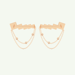 0.42 TCW Round & Baguette Lab-Grown Diamond Drop Earrings 6