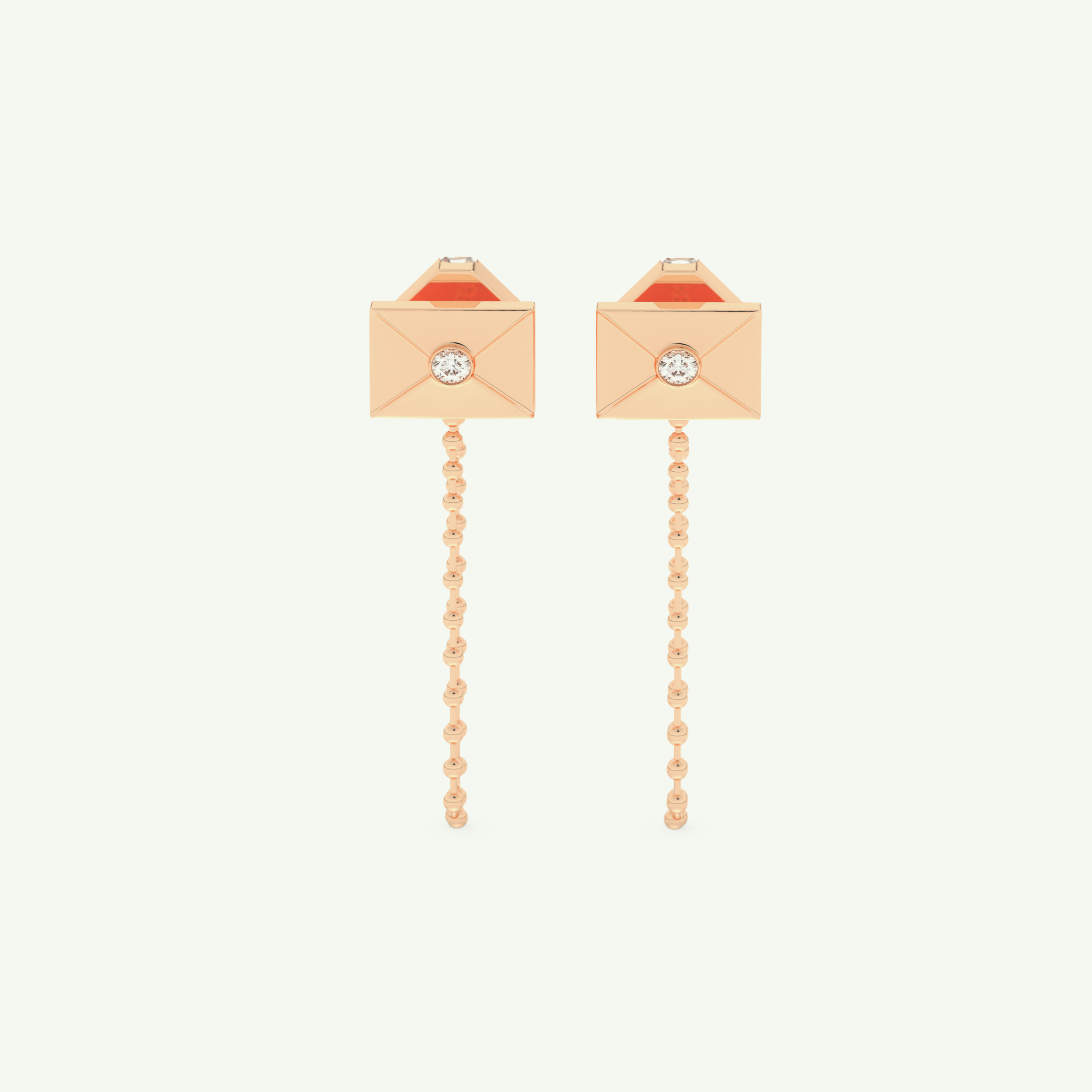 1.44 TCW Round & Emerald Lab-Grown Diamond Drop Earrings 6