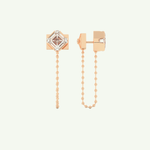 1.44 TCW Round & Emerald Lab-Grown Diamond Drop Earrings 8
