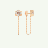 1.44 TCW Round & Emerald Lab-Grown Diamond Drop Earrings 8