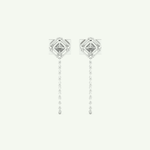 1.44 TCW Round & Emerald Lab-Grown Diamond Drop Earrings 9