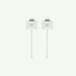 1.44 TCW Round & Emerald Lab-Grown Diamond Drop Earrings 10