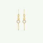 0.15 TCW Round Lab-Grown Diamond Drop Earrings 2