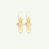 0.15 TCW Round Lab-Grown Diamond Drop Earrings 3