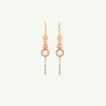 0.15 TCW Round Lab-Grown Diamond Drop Earrings 5