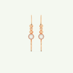 0.15 TCW Round Lab-Grown Diamond Drop Earrings 6