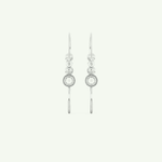 0.15 TCW Round Lab-Grown Diamond Drop Earrings 9
