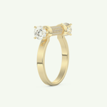 1.07 CT Round Cut Lab-Grown Diamond Wedding Band 4