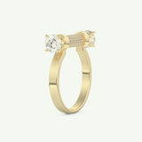 1.07 CT Round Cut Lab-Grown Diamond Wedding Band 4