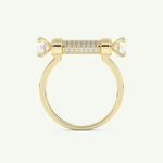 1.07 CT Round Cut Lab-Grown Diamond Wedding Band 5