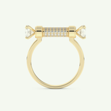 1.07 CT Round Cut Lab-Grown Diamond Wedding Band 5