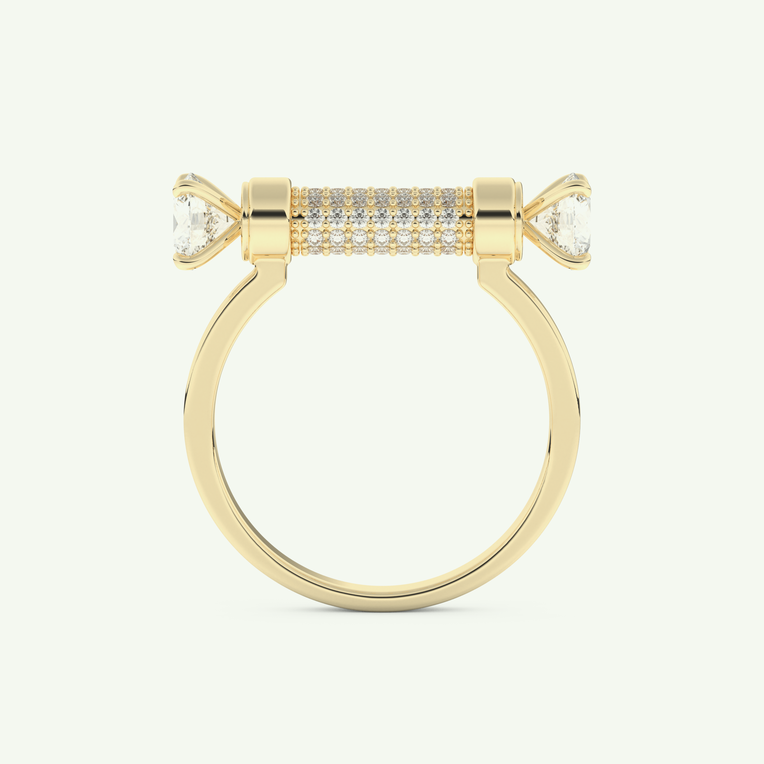 1.07 CT Round Cut Lab-Grown Diamond Wedding Band 5