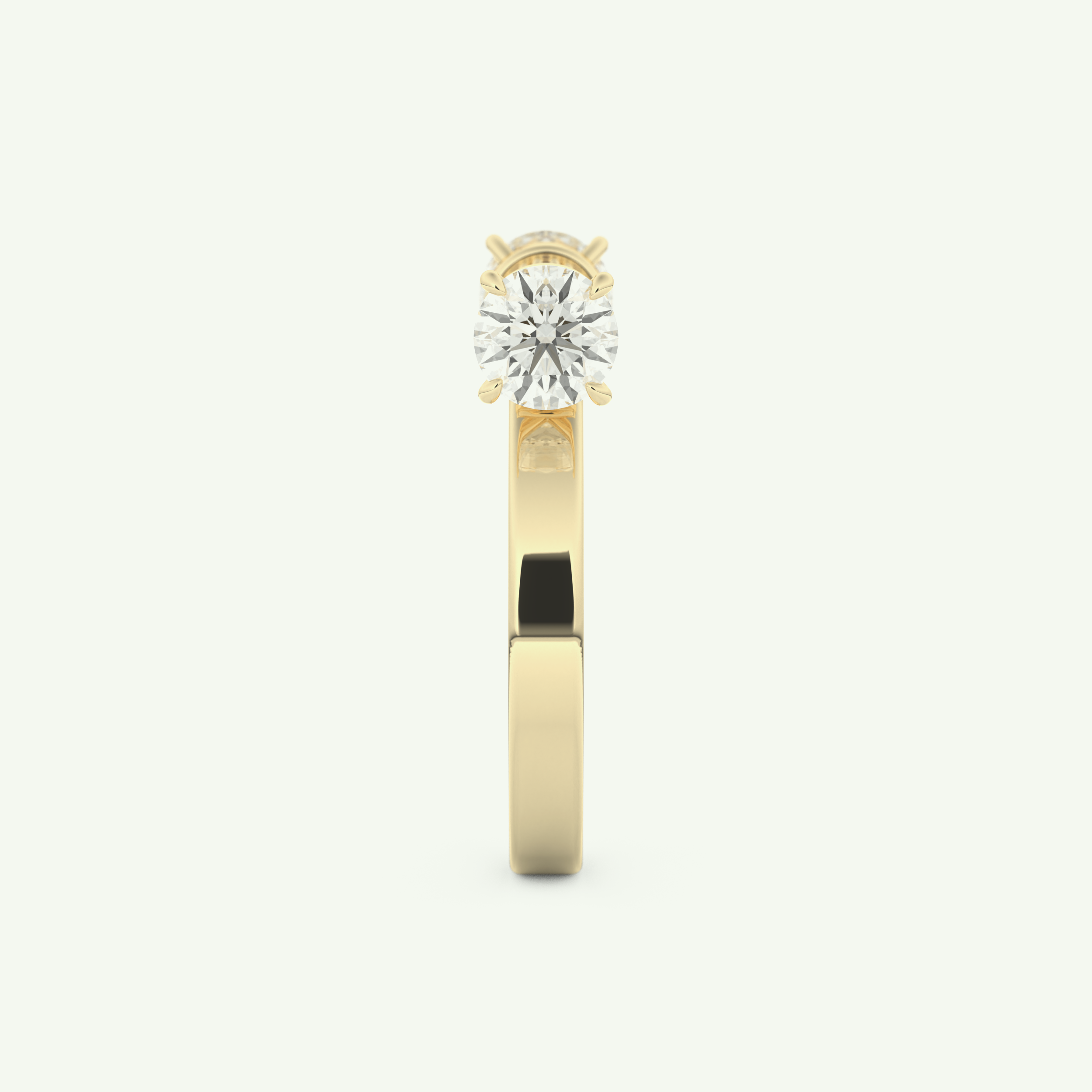 1.07 CT Round Cut Lab-Grown Diamond Wedding Band 6